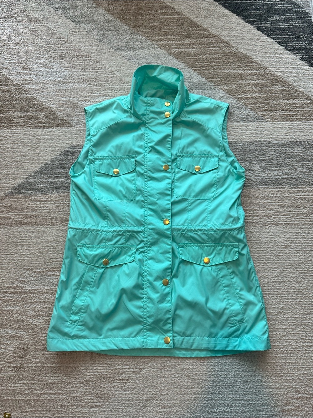Peter Millar Sleeveless Utility Element Water Vest In Color Spa Size S NWT